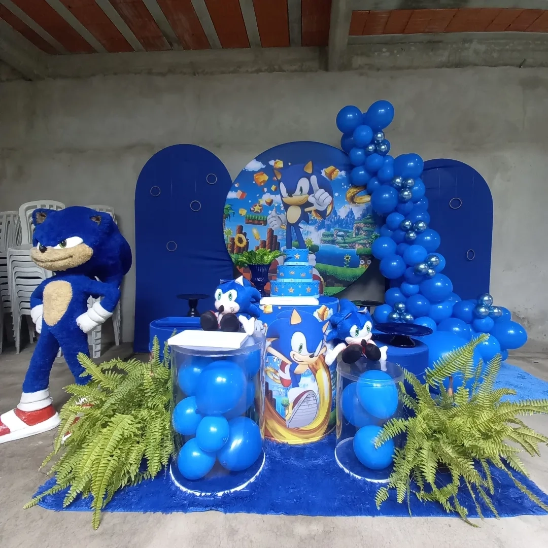 Decoração Sonic com Escultura