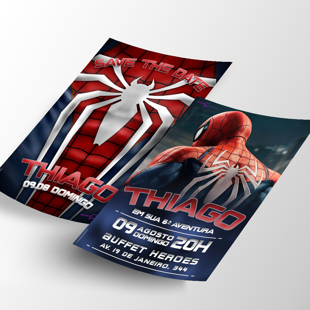 Homem-Aranha #2 - Save The Date e Convite Digital